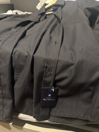 Camisa Ben Sherman Negra Nueva Talla M