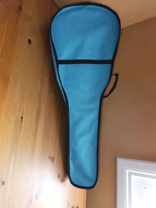 Guitarra infantil madera + funda azul