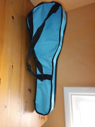 Guitarra infantil madera + funda azul