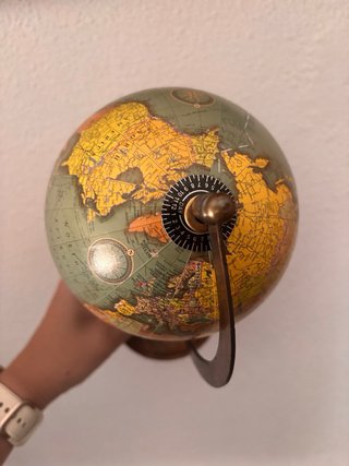 Globo terráqueo decorativo