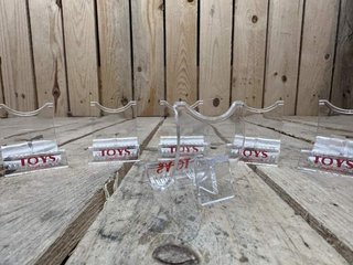 PACK 6 SOPORTES TRANSPARENTES