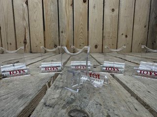 PACK 6 SOPORTES TRANSPARENTES