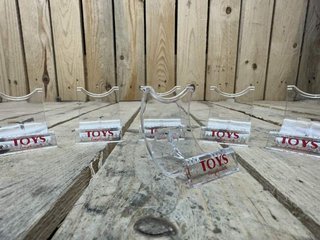 PACK 6 SOPORTES TRANSPARENTES