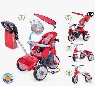 Triciclo Feber 4 en 1 Baby Trike