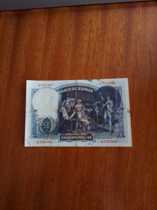 Billete 50 Pesetas 1931 El Banco de España