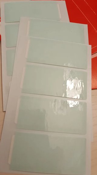 3 Sobres Etiquetas APLI 26x69mm con Protección