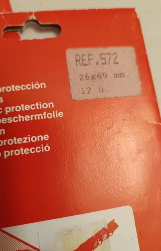3 Sobres Etiquetas APLI 26x69mm con Protección