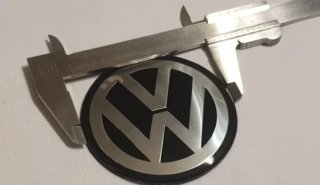 Volkswaguen tapas centro llanta emblema VW 90mm 4
