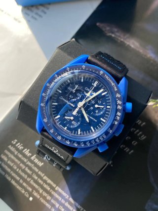Omega x Swatch Speedmaster Azul
