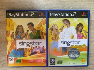 2 juegos Singstar PS2