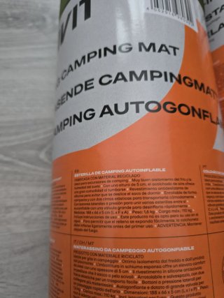 Colchoneta camping autohinchable