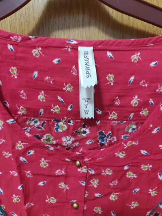 Vestido Springfield floral