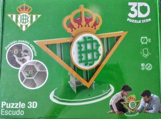 Puzzle 3D Escudo Real Betis - Sin Abrir