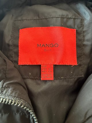 Chaqueta acolchada Mango negra