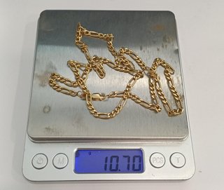 Cadena Oro 18k - Figaro - 10,70gr - 61cm