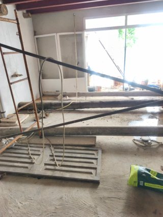 Vigas de madera 6, 5 M ( 3 unidades)