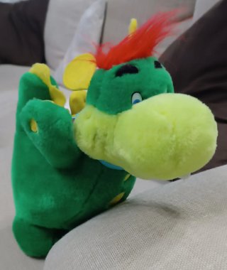 Peluche Draghetto Verde