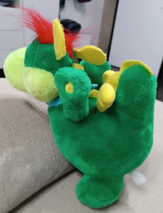 Peluche Draghetto Verde
