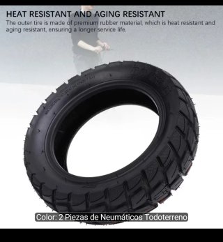 2 Neumáticos Off-Road 80/60-6" ¡NUEVOS!