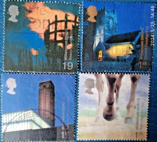 25 Sellos Usados Reino Unido (Inglaterra) - Q