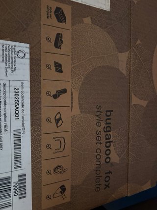 Bugaboo Fox Mineral Gris Set Completo. NUEVO