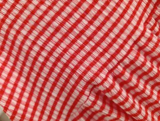 Vestido largo de cuadros rojo/ blanco,talla grande