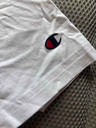 Camiseta Champion Blanca Logo Grande