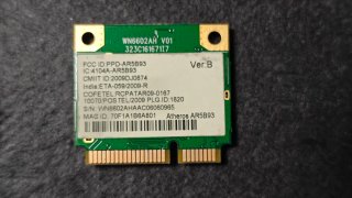 Tarjeta WiFi y Lote componentes portatil