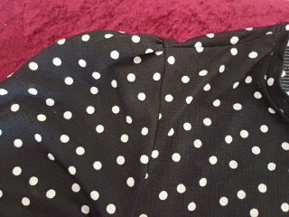 Vestido lunares Zara M