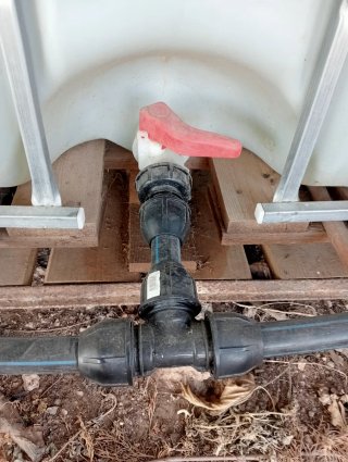 Depósitos de agua 1000L con adaptador