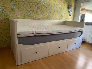 Cama nido IKEA HEMNES 3 cajones con 2 colchones