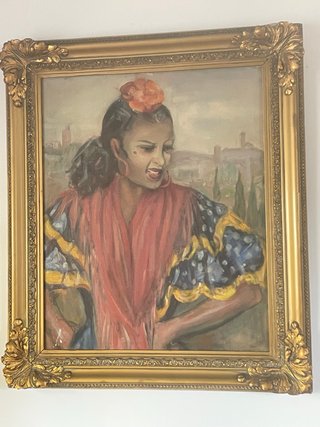 Cuadro Gitana Flamenca