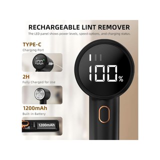 Quitapelusas eléctrico recargable portátil