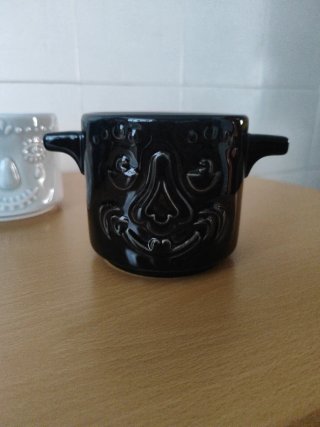 Tazas de cerámica con diseño tribal