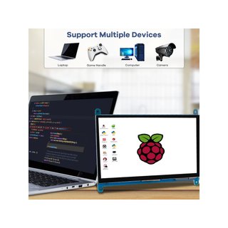 LAFVIN Monitor táctil 7" HDMI Raspberry Pi