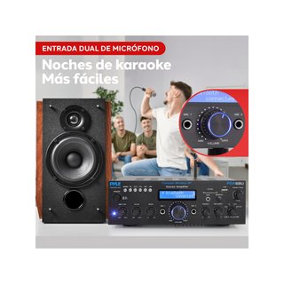 Pyle amplificador audio 200W Bluetooth USB