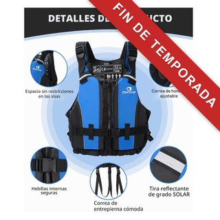 Owntop chaleco flotación espuma bolsillo