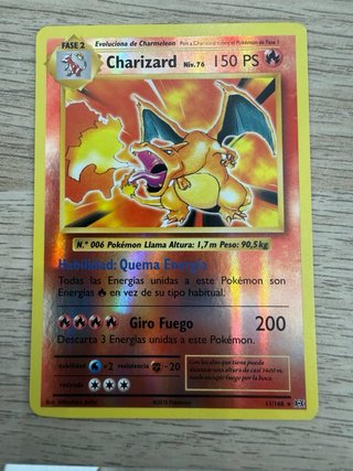 Carta Pokémon Charizard Fase 2 2016