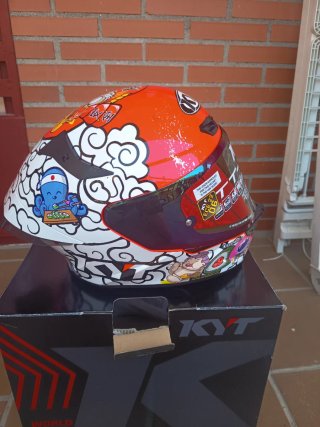 Casco KYT TT-Revo Pinlock 70 Naranja