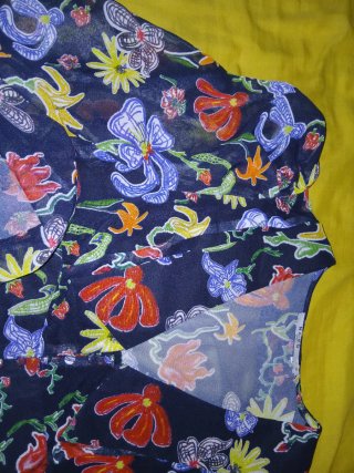 Vestido estampado flores