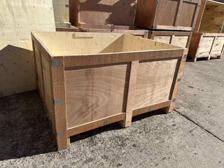 PALET BOX  CON TAPA 125X110X74 CM