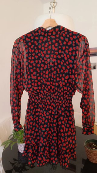 Vestido Zara corto estampado floral