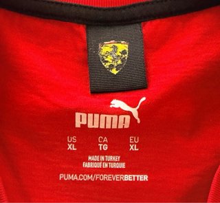 Camiseta Ferrari Leclerc Puma Talla XL