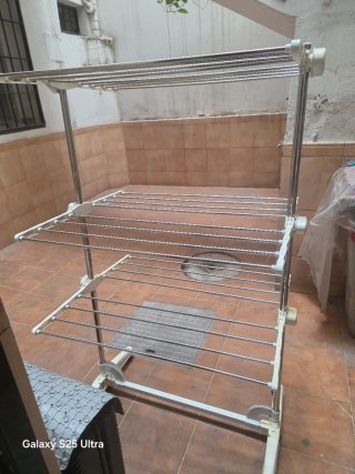 Tendedero portátil vertical plegable