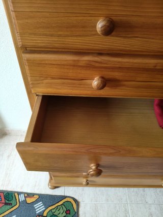Oferta Cómoda/Sinfonier Madera 7 Cajones