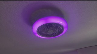Ventilador de techo ARCO con luz LED