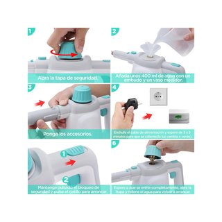 HAUSHOF vaporeta 450ml 1200W 3 bar