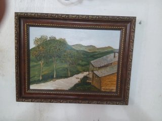 Cuadro Óleo Original Luis Gonzalez Firmado 1902