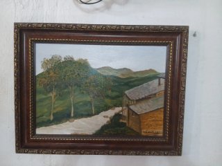 Cuadro Óleo Original Luis Gonzalez Firmado 1902