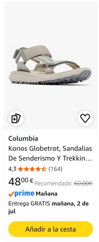 Sandalias Columbia Konos Globetrot Mujer Beige